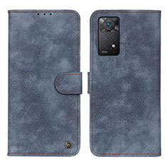 Funda de Cuero Cartera con Soporte Carcasa N03P para Xiaomi Redmi Note 11 Pro 4G Azul