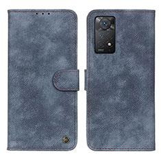 Funda de Cuero Cartera con Soporte Carcasa N03P para Xiaomi Redmi Note 11 Pro 5G Azul