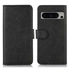 Funda de Cuero Cartera con Soporte Carcasa N04P para Google Pixel 8 Pro 5G Negro