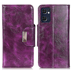 Funda de Cuero Cartera con Soporte Carcasa N04P para OnePlus Nord CE 2 5G Morado