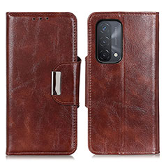 Funda de Cuero Cartera con Soporte Carcasa N04P para OnePlus Nord N200 5G Marron