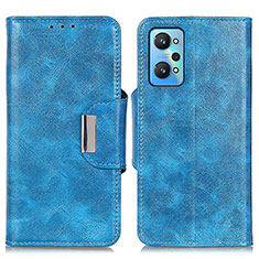 Funda de Cuero Cartera con Soporte Carcasa N04P para Realme GT Neo 3T 5G Azul Cielo