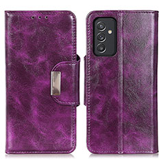 Funda de Cuero Cartera con Soporte Carcasa N04P para Samsung Galaxy A15 4G Morado