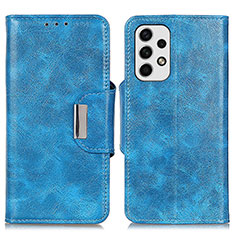 Funda de Cuero Cartera con Soporte Carcasa N04P para Samsung Galaxy A23 4G Azul Cielo