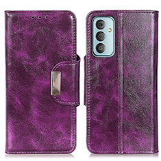 Funda de Cuero Cartera con Soporte Carcasa N04P para Samsung Galaxy F23 5G Morado