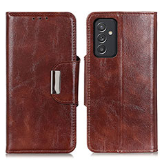 Funda de Cuero Cartera con Soporte Carcasa N04P para Samsung Galaxy M34 5G Marron