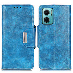 Funda de Cuero Cartera con Soporte Carcasa N04P para Xiaomi Redmi 10 Prime Plus 5G Azul Cielo