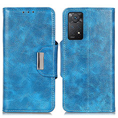 Funda de Cuero Cartera con Soporte Carcasa N04P para Xiaomi Redmi Note 11 Pro 4G Azul Cielo