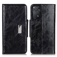 Funda de Cuero Cartera con Soporte Carcasa N04P para Xiaomi Redmi Note 11 Pro 4G Negro