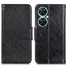 Funda de Cuero Cartera con Soporte Carcasa N05P para Huawei Nova 11i Negro