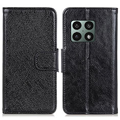 Funda de Cuero Cartera con Soporte Carcasa N05P para OnePlus 10 Pro 5G Negro