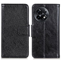 Funda de Cuero Cartera con Soporte Carcasa N05P para OnePlus 11R 5G Negro