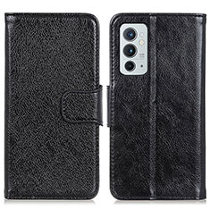 Funda de Cuero Cartera con Soporte Carcasa N05P para OnePlus 9RT 5G Negro