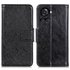 Funda de Cuero Cartera con Soporte Carcasa N05P para OnePlus Ace 5G Negro