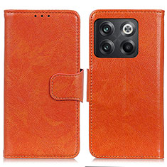 Funda de Cuero Cartera con Soporte Carcasa N05P para OnePlus Ace Pro 5G Naranja