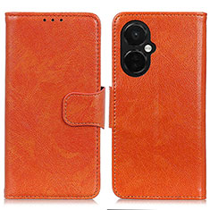 Funda de Cuero Cartera con Soporte Carcasa N05P para OnePlus Nord CE 3 Lite 5G Naranja