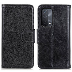 Funda de Cuero Cartera con Soporte Carcasa N05P para OnePlus Nord N200 5G Negro