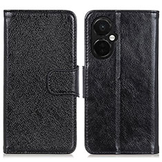 Funda de Cuero Cartera con Soporte Carcasa N05P para OnePlus Nord N30 5G Negro