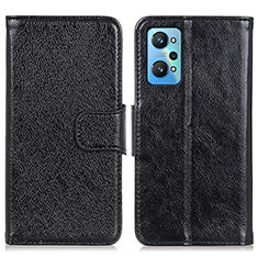 Funda de Cuero Cartera con Soporte Carcasa N05P para Realme GT Neo 3T 5G Negro