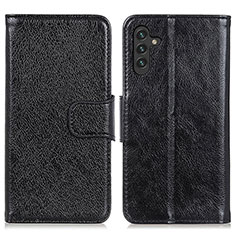 Funda de Cuero Cartera con Soporte Carcasa N05P para Samsung Galaxy A13 5G Negro