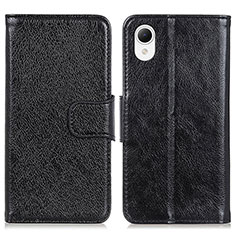 Funda de Cuero Cartera con Soporte Carcasa N05P para Samsung Galaxy A23s Negro