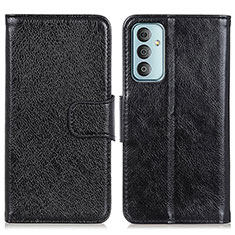 Funda de Cuero Cartera con Soporte Carcasa N05P para Samsung Galaxy F23 5G Negro