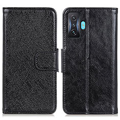 Funda de Cuero Cartera con Soporte Carcasa N05P para Xiaomi Redmi K50 Gaming 5G Negro