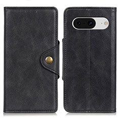 Funda de Cuero Cartera con Soporte Carcasa N06P para Google Pixel 8 5G Negro