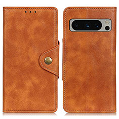 Funda de Cuero Cartera con Soporte Carcasa N06P para Google Pixel 8 Pro 5G Marron