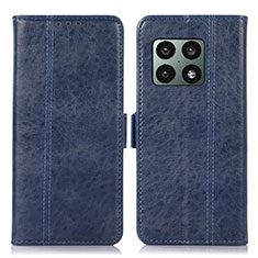 Funda de Cuero Cartera con Soporte Carcasa N06P para OnePlus 10 Pro 5G Azul