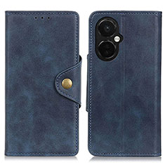 Funda de Cuero Cartera con Soporte Carcasa N06P para OnePlus Nord CE 3 5G Azul