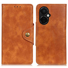 Funda de Cuero Cartera con Soporte Carcasa N06P para Oppo K11x 5G Marron