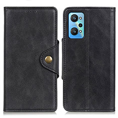 Funda de Cuero Cartera con Soporte Carcasa N06P para Realme GT Neo2 5G Negro