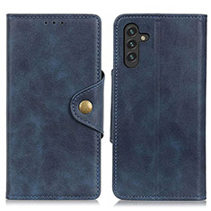 Funda de Cuero Cartera con Soporte Carcasa N06P para Samsung Galaxy A04s Azul