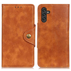 Funda de Cuero Cartera con Soporte Carcasa N06P para Samsung Galaxy A13 5G Marron