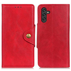 Funda de Cuero Cartera con Soporte Carcasa N06P para Samsung Galaxy A13 5G Rojo