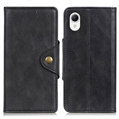 Funda de Cuero Cartera con Soporte Carcasa N06P para Samsung Galaxy A23 5G SC-56C Negro