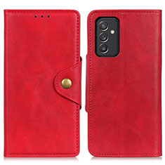 Funda de Cuero Cartera con Soporte Carcasa N06P para Samsung Galaxy A82 5G Rojo