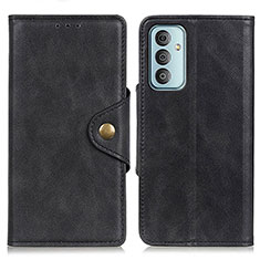 Funda de Cuero Cartera con Soporte Carcasa N06P para Samsung Galaxy F23 5G Negro