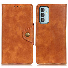 Funda de Cuero Cartera con Soporte Carcasa N06P para Samsung Galaxy M13 4G Marron