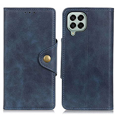 Funda de Cuero Cartera con Soporte Carcasa N06P para Samsung Galaxy M33 5G Azul