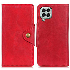 Funda de Cuero Cartera con Soporte Carcasa N06P para Samsung Galaxy M33 5G Rojo