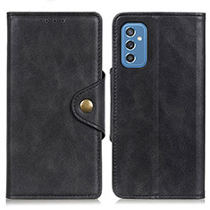 Funda de Cuero Cartera con Soporte Carcasa N06P para Samsung Galaxy M52 5G Negro