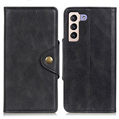 Funda de Cuero Cartera con Soporte Carcasa N06P para Samsung Galaxy S22 Plus 5G Negro