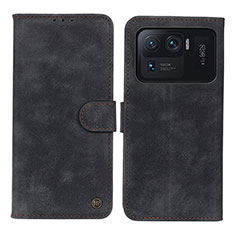 Funda de Cuero Cartera con Soporte Carcasa N06P para Xiaomi Mi 11 Ultra 5G Negro