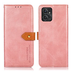 Funda de Cuero Cartera con Soporte Carcasa N07P para Motorola Moto G Power 5G (2023) Rosa