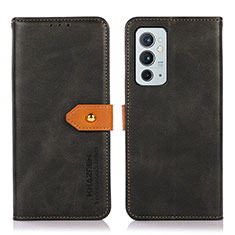 Funda de Cuero Cartera con Soporte Carcasa N07P para OnePlus 9RT 5G Negro