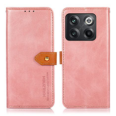 Funda de Cuero Cartera con Soporte Carcasa N07P para OnePlus Ace Pro 5G Rosa