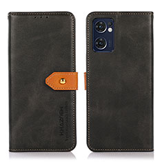 Funda de Cuero Cartera con Soporte Carcasa N07P para OnePlus Nord CE 2 5G Negro