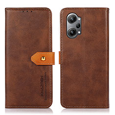 Funda de Cuero Cartera con Soporte Carcasa N07P para Oppo K10 Pro 5G Marron